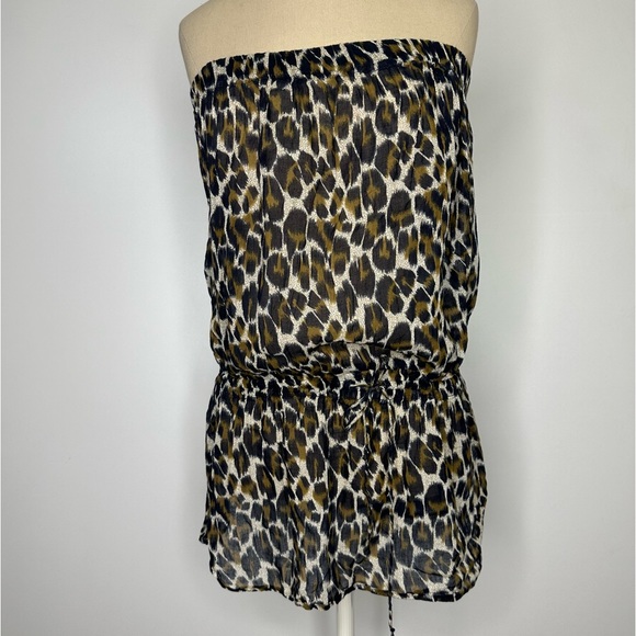 Forever21 animal print strapless top cover up Medium - Picture 6 of 16